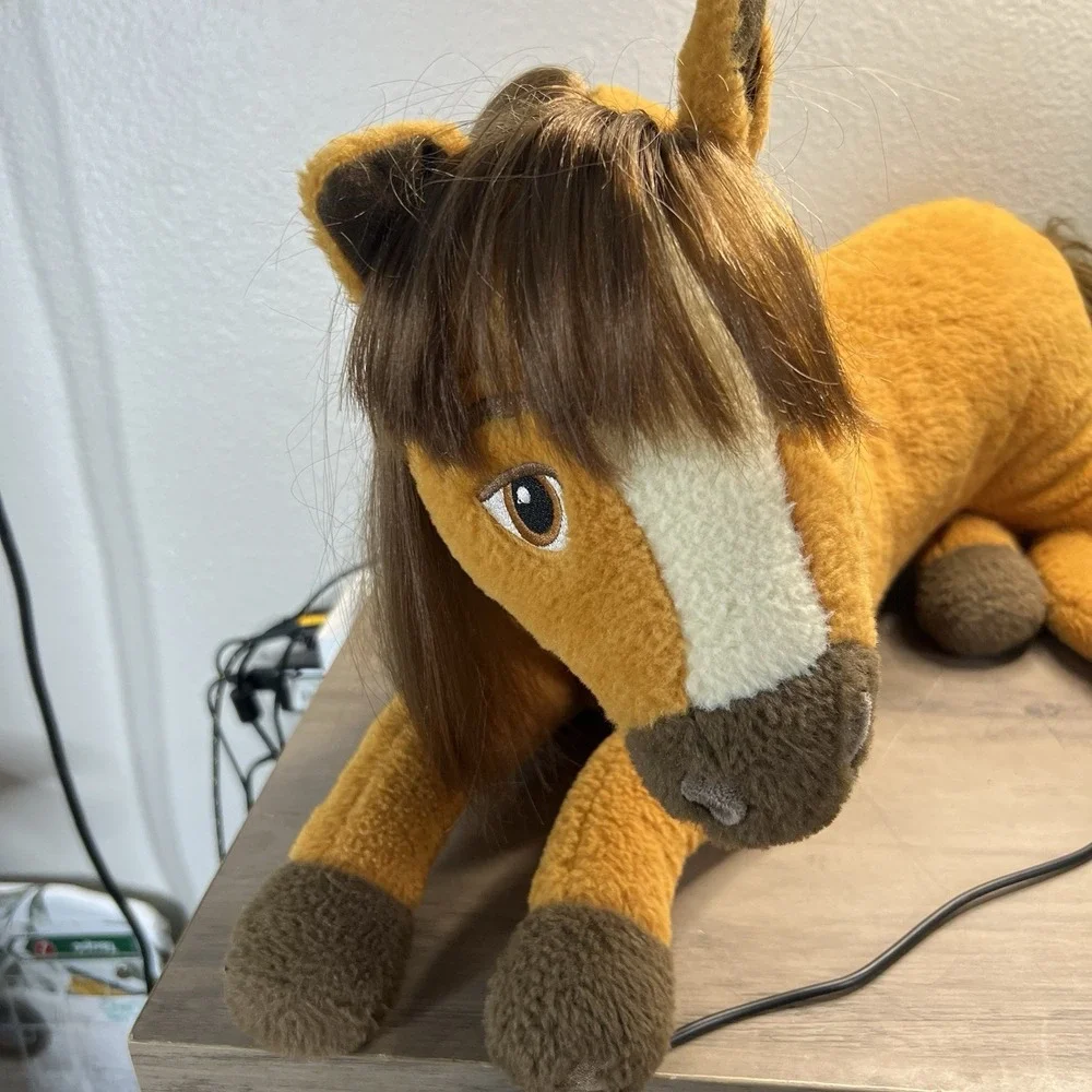 Dreamworks 2019 Spirit Riding Free Brown Horse‎ Plush Stuffed Animal Toy 19